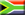South African flag.